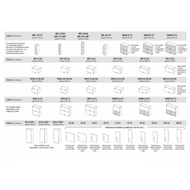 Modulos para cocinas Varios Colores gama media presupuesto gratuito ref-01 MODELO VELLA