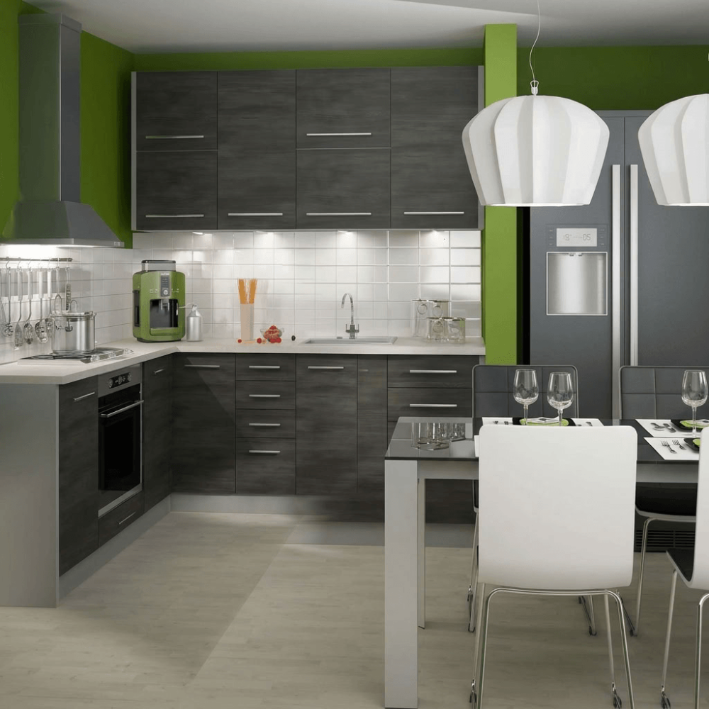 Modulos para cocinas Varios Colores gama media presupuesto gratuito ref-11A MODELO SILVER