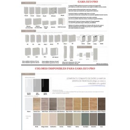 Modulos para cocinas Varios Colores Disponibles gama economica presupuesto gratuito ref-02 MODELO SMART PRO