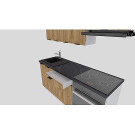 Cocina completa 180 cms Gama Eco-Media ref-150