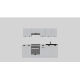 Cocina completa 240 cms Gama Eco-Media ref-155