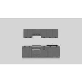 Cocina completa 240 cms Gama Eco-Media ref-155