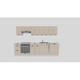 Cocina completa 280 cms Gama Eco-Media ref-158