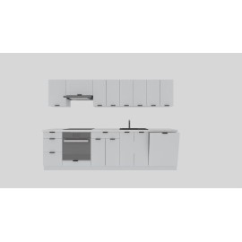 Cocina completa 260 cms Gama Eco-Media ref-157