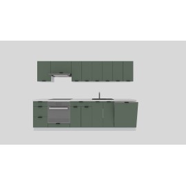 Cocina completa 280 cms Gama Eco-Media ref-158