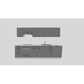Cocina completa 260 cms Gama Eco-Media ref-157