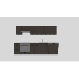 Cocina completa 280 cms Gama Eco-Media ref-158
