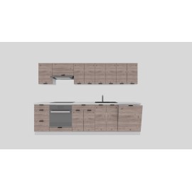 Cocina completa 280 cms Gama Eco-Media ref-158