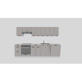 Cocina completa 280 cms Gama Eco-Media ref-158