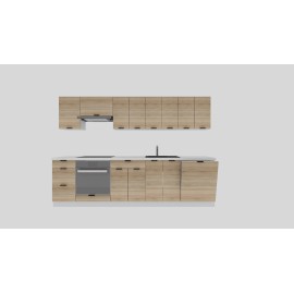 Cocina completa 280 cms Gama Eco-Media ref-158