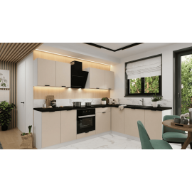 Cocina en L completa 260 y 205 cms Gama Economica ref-161