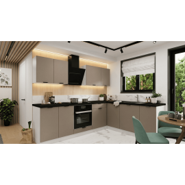 Cocina en L completa 260 y 205 cms Gama Economica ref-161