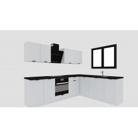 Cocina en L completa 260 y 205 cms Gama Economica ref-161