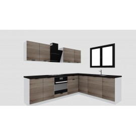 Cocina en L completa 260 y 205 cms Gama Economica ref-161