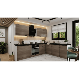 Cocina en L completa 260 y 205 cms Gama Economica ref-161