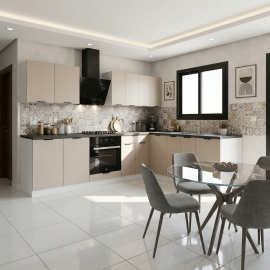 Cocina en L completa 265 y 205 cms Gama Economica ref-161