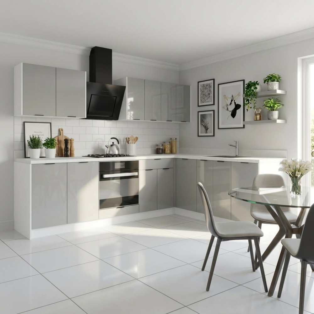 Cocina en L completa 265 y 205 cms Gama Economica ref-162