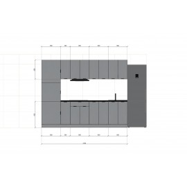 Cocina completa 270 cms Gama Economica ref-170