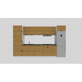 Cocina completa 290 y 350 cms Gama Economica ref-171