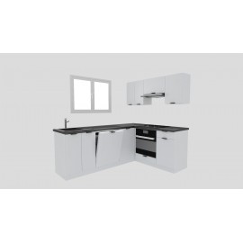 Cocina en L completa 225 y 165 cms Gama Economica ref-175