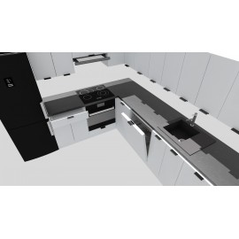 Cocina en L completa 240 y 300 cms Gama Economica ref-177