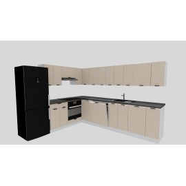 Cocina en L completa 240 y 300 cms Gama Economica ref-177