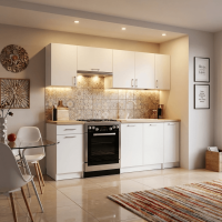Cocina completa 210 cms Gama Economica ref-104 + modulo horno ZK6