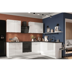 Modulos para cocinas color blanco brillo gama economica presupuesto gratuito ref-36 MODELO ALICE