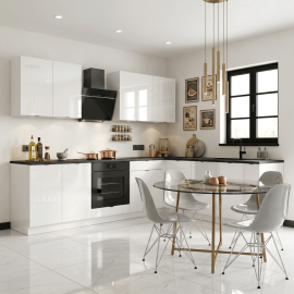 Cocina en L completa 200 y 260 cms Gama Economica ref-08