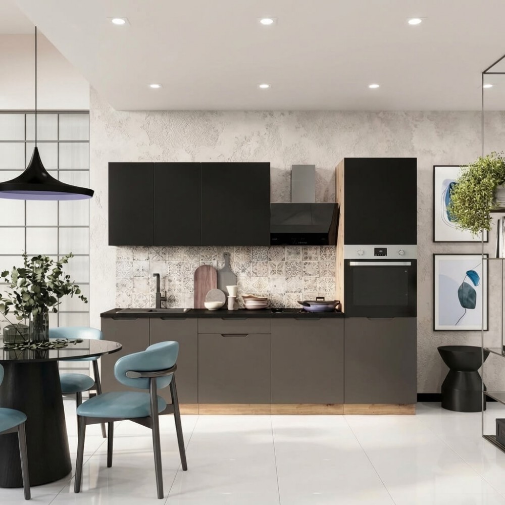 Cocina completa 260 cms Gama Economica ref-02