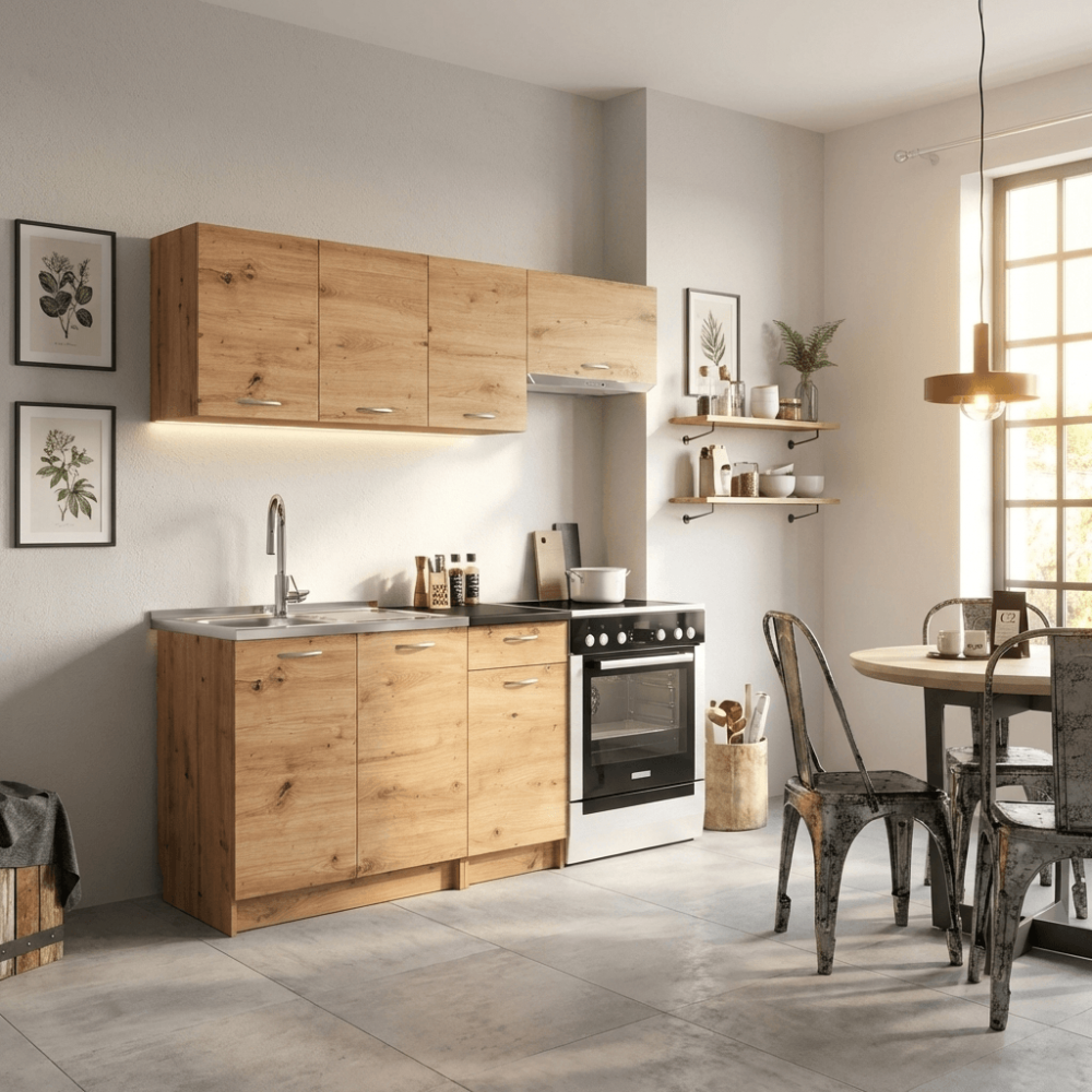 Cocina completa 120 y 180 cms Gama Economica ref-23