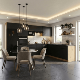 Cocina en L completa 260 y 240 cms Gama Economica ref-204 VARIOS MODELOS