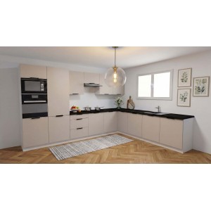 Cocina en L completa 360 y 280 cms Gama Media ref-39B