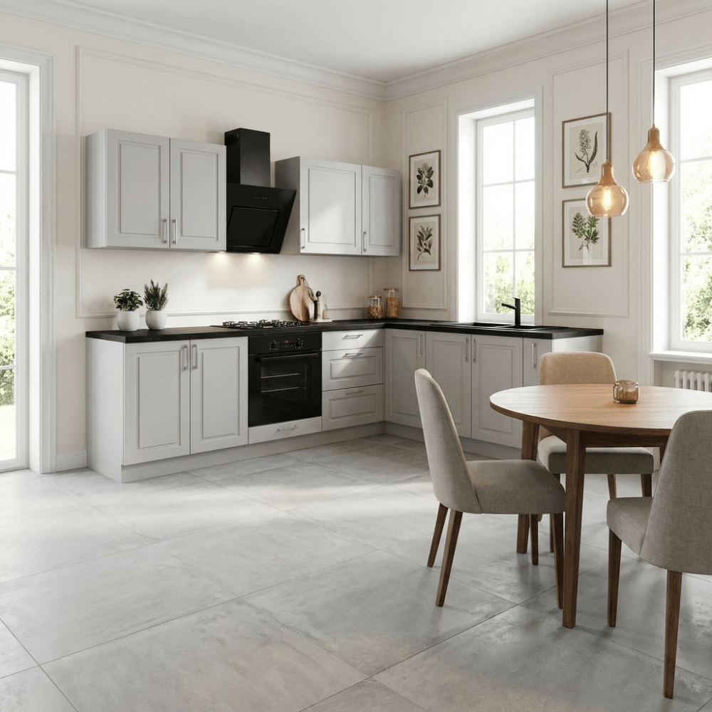 Cocina en L completa 200 y 260 cms Gama Media ref-405d