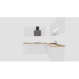 Cocina en L completa Gama Media ref-407 240 y 240 cms