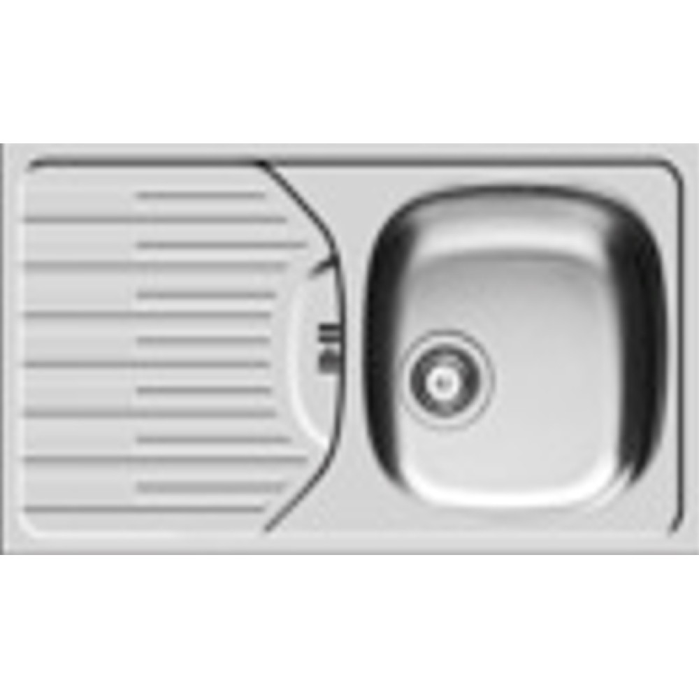 Fregadero de cocina con escurridor ref-04 78x43 cms