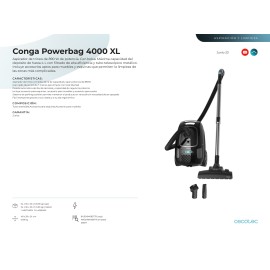 Aspirador de trineo Conga Powerbag 4000 XL