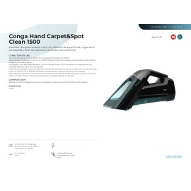 Conga Hand Carpet&Spot Clean 1500