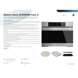 Horno integrable Bolero Hexa AF319000 Inox A