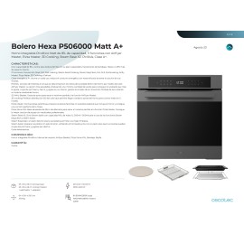 Horno integrable Bolero Hexa P506000 Matt Connected A+