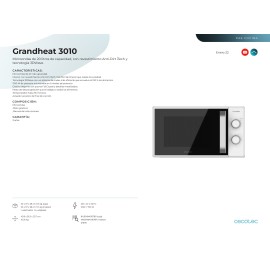 Microondas GrandHeat 3010