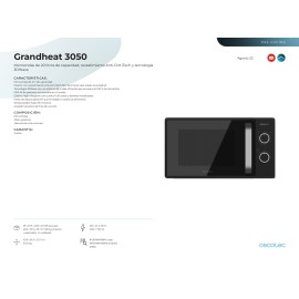 Microondas GrandHeat 3050
