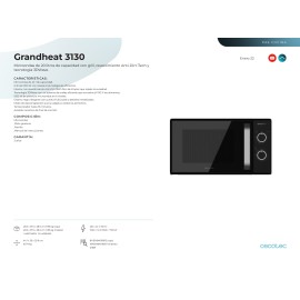 Microondas GrandHeat 3130