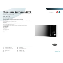 Microondas Convection 2500