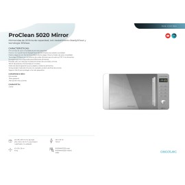 Microondas Proclean 5020 Mirror