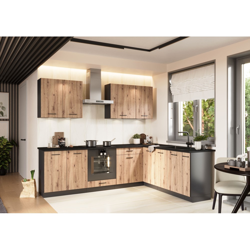 Cocina en L completa 200 y 260 cms Gama Economica ref-41 Cocina en L completa 200 y 260 cms Gama Economica ref-41