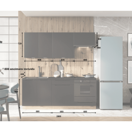 Cocina completa 200 cms Gama Economica ref-42 Cocina completa 200 cms Gama Economica ref-42