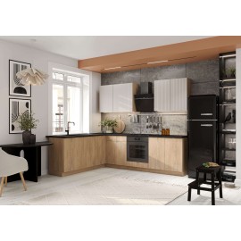 Cocina en L completa 200 y 260 cms Gama Economica ref-03