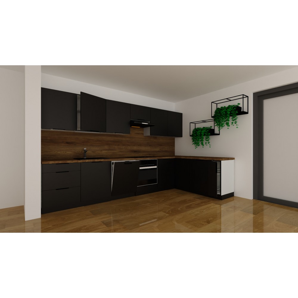 Modulos para cocinas color negro gama media presupuesto gratuito ref-31 MODELO MINA Modulos para cocinas color negro gama media presupuesto gratuito ref-31 MODELO MINA