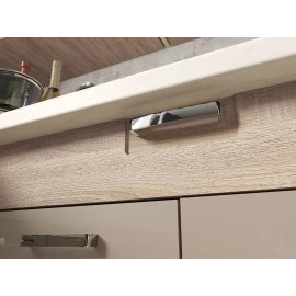 Modulos para cocinas color blanco capuccino brillo y madera gama media presupuesto gratuito ref-101 MODELO PREMIO